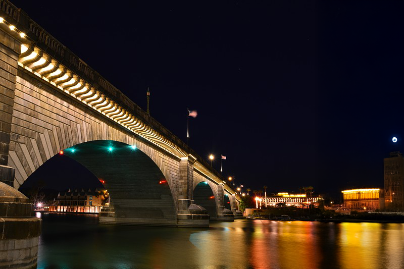 London Bridge Lake Hazasu City