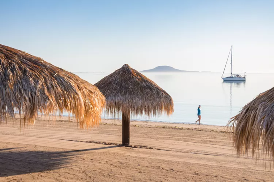 Beach in Loreto Mexico