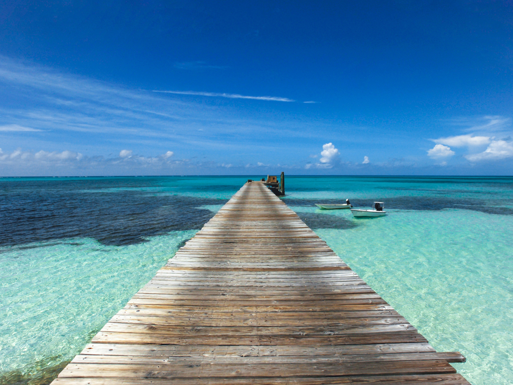 Pier at Freeport _grand Bahamas Island