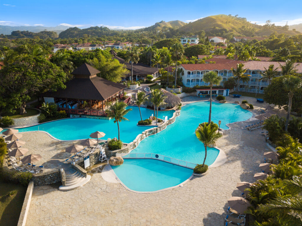Aereal View of Lyfestyle Tropical Resort and Spa Private Pool